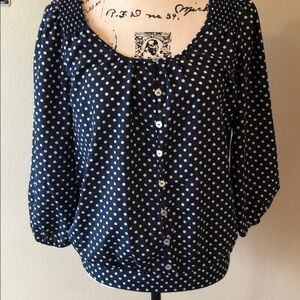 The Limited polka dot blouse